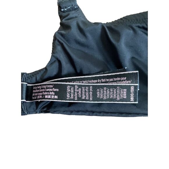 Victoria’s Secret Lightly lined T-shirt Demi bra black 38DD - Picture 3 of 7